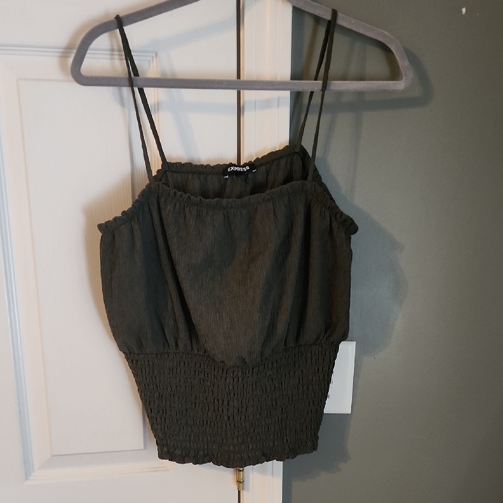 Women's Olive green top